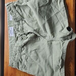 Cotton On high mom denim short olive